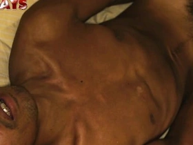Aroused gay teen masturbates