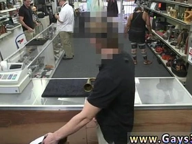 Gay hunks in public: A steamy encounter at the pawnshop