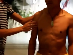 Handsome Asian man explores his gay desires in part 1